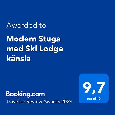 Modern Stuga Med Ski Lodge Kaensla Єрвсе Екстер'єр фото